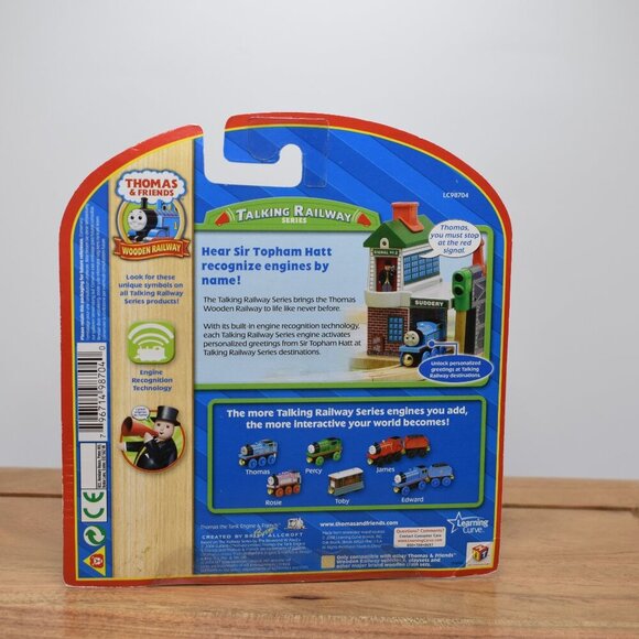 Talking Percy Engine Recognition Technology Thomas & Friends Wooden Railway New - Picture 11 of 11